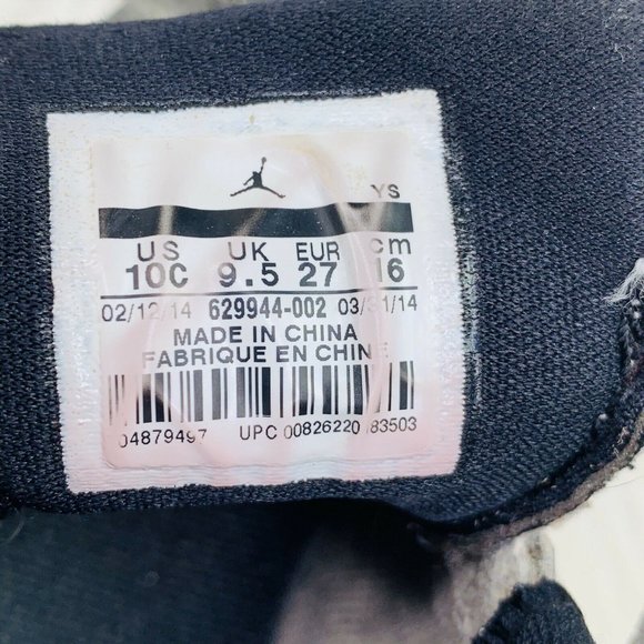 Air Jordan Flight SC-3 Sneakers size 10C Toddler Child Wolf Gray Jump Man Shoes - Picture 9 of 9